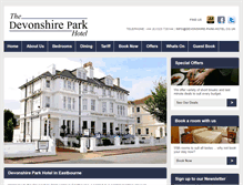 Tablet Screenshot of devonshire-park-hotel.co.uk
